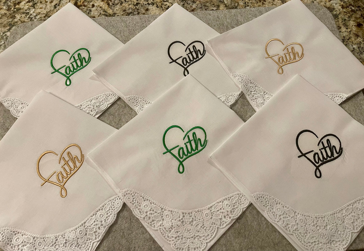 Embroidered Ladies Handkerchief