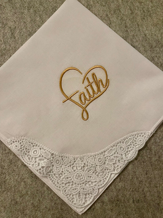 Embroidered Ladies Handkerchief